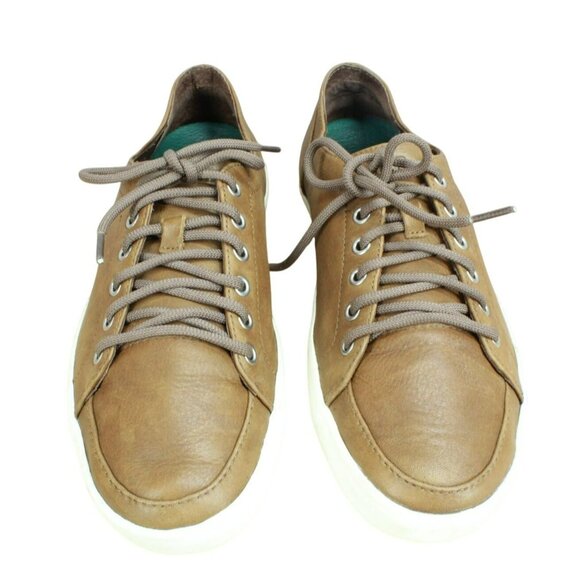 LL Bean Mountainville Brown Leather Lace Up Casual Sneaker Shoes Size 9 M - Picture 5 of 9